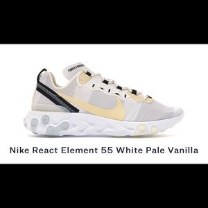 NIKE React Element 55 Pale Vanilla bq6166-101